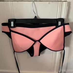Triangl pink bathing suit